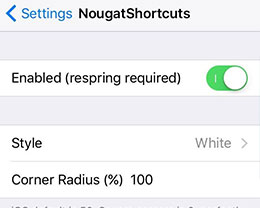 <font color='red'>越狱</font><font color='red'>插件</font>NougatShortcuts：让3D Touch快捷菜单变个样儿