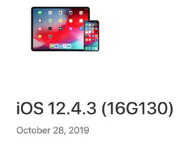 iOS 12.4.3 正式版_iOS 12.4.3 正式版一键刷机教程