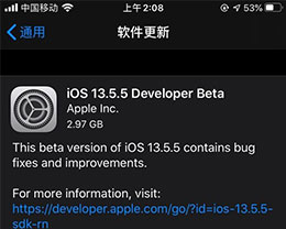 iOS 13.5.5 测试版_iOS 13.5.5 测试版一键刷机教程