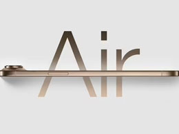 苹果 iPhone 17 Air 重 145 克、最薄处 5.5 毫米，配 2800mAh 电池
